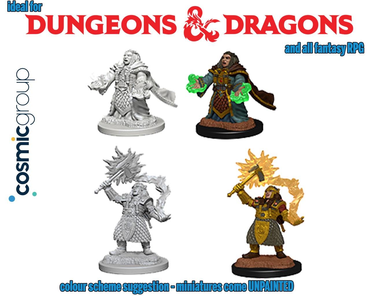 Figurine d&d nolzur mum dwarf female cleric